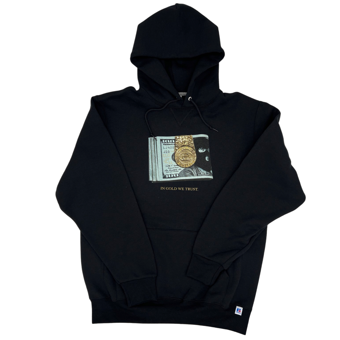 Black and outlet gold mens sweatshirt